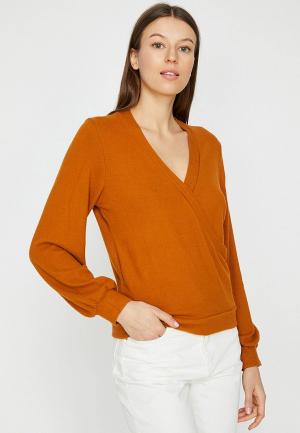 Пуловер Koton. Цвет: оранжевый