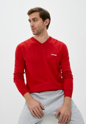 Пуловер Roberto Cavalli Sport. Цвет: красный