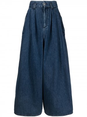 Укороченные джинсы широкого кроя Isabel Marant. Цвет: синий