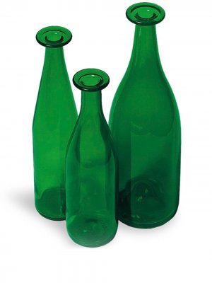 Набор из трех бутылок Cappellini. Цвет: зеленый