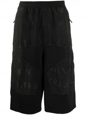Длинные шорты-бермуды со вставками Stone Island Shadow Project. Цвет: черный