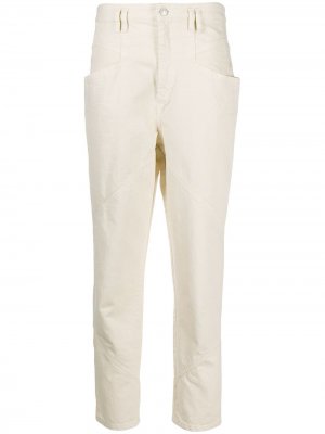 Зауженные джинсы с завышенной талией Isabel Marant. Цвет: нейтральные цвета