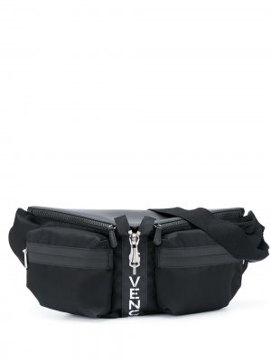 Поясная сумка с логотипом Givenchy. Цвет: черный