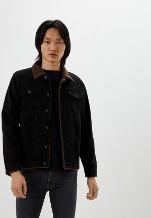 Куртка джинсовая F.G.Z.. Цвет: черный