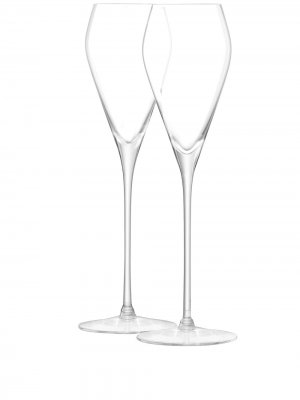 Набор бокалов для шампанского LSA International. Цвет: нейтральные цвета
