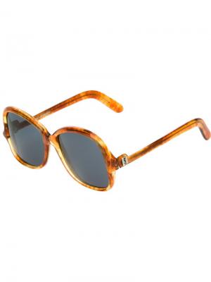 Солнцезащитные очки бабочка Yves Saint Laurent Pre-Owned. Цвет: желтый