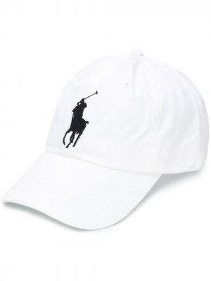 Кепка с вышитым логотипом Polo Ralph Lauren. Цвет: белый