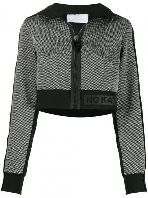 No Ka Oi укороченная куртка с воротником-воронкой Ka'. Цвет: черный