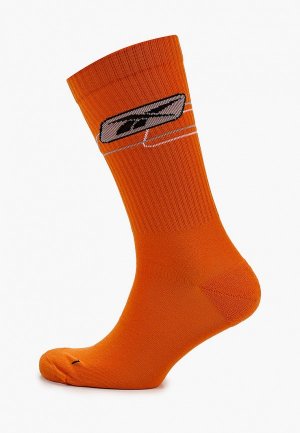 Носки Reebok Classic. Цвет: оранжевый