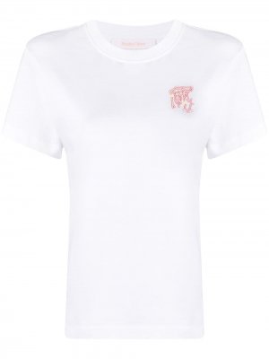 Футболка с короткими рукавами и логотипом Rag & Bone. Цвет: белый