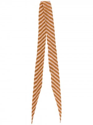 Трикотажный шарф в полоску Missoni. Цвет: нейтральные цвета