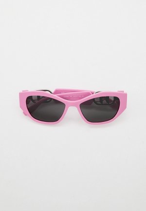 Очки солнцезащитные Karl Lagerfeld. Цвет: розовый