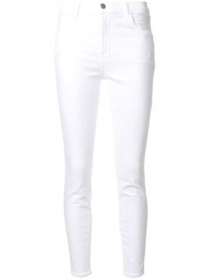 Классические джинсы скинни J Brand. Цвет: белый