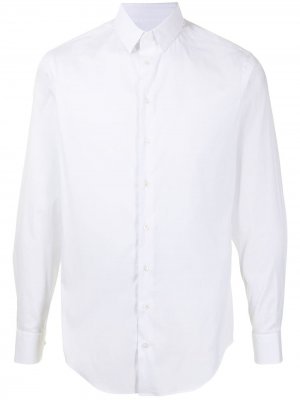 Рубашка на пуговицах с длинными рукавами Giorgio Armani. Цвет: белый
