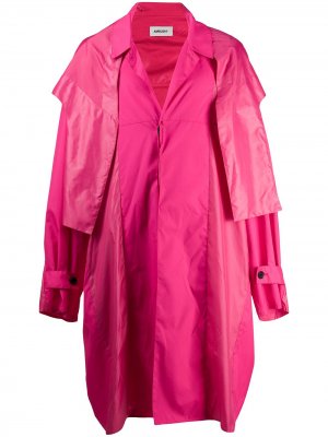 Непромокаемая куртка оверсайз AMBUSH. Цвет: розовый