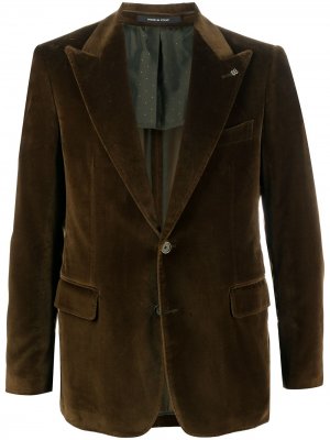 Однобортный пиджак Tagliatore. Цвет: зеленый