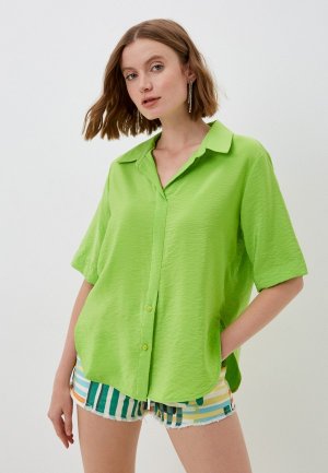 Блуза Twist. Цвет: зеленый