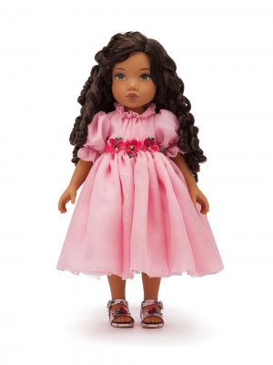 Кукла в платье Dolce & Gabbana Kids. Цвет: разноцветный
