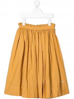 Плиссированная юбка макси Molo. Цвет: желтый