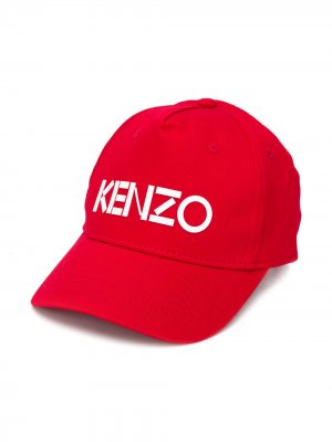 Бейсболка с логотипом Kenzo Kids. Цвет: красный