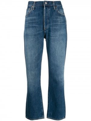 Джинсы Bootcut с завышенной талией Citizens of Humanity. Цвет: синий