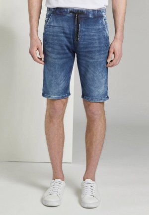 Шорты джинсовые Tom Tailor Denim. Цвет: синий