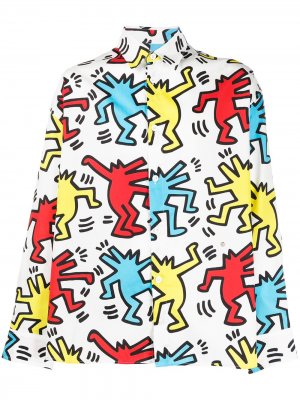 Рубашка Illusion из коллаборации с Keith Haring Etudes. Цвет: черный