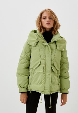 Куртка утепленная Moki. Цвет: зеленый