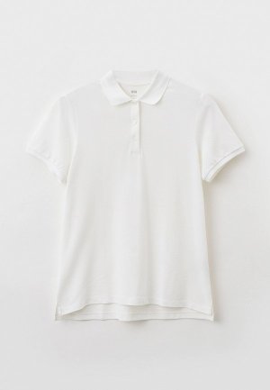 Поло UNIQLO. Цвет: белый