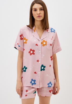 Пижама Mon-Kartis. Цвет: розовый