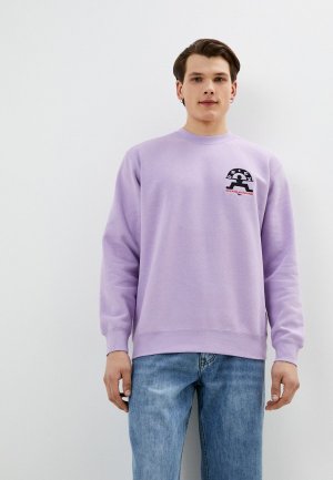 Свитшот Obey. Цвет: фиолетовый