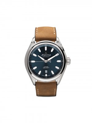 Наручные часы Alpiner Quartz 42 мм Alpina. Цвет: голубой