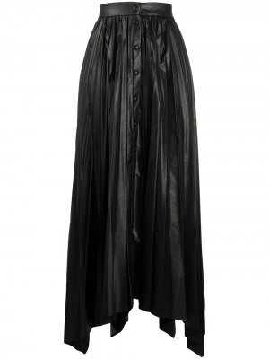 Плиссированная юбка с завышенной талией Isabel Marant. Цвет: черный