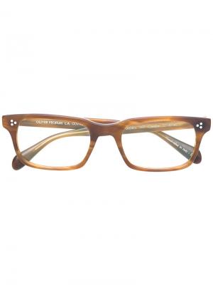 Cavalon glasses Oliver Peoples. Цвет: коричневый