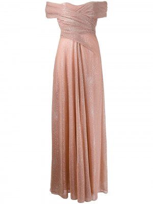 Платье Tolinda Talbot Runhof. Цвет: розовый