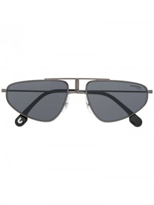 Солнцезащитные очки-авиаторы Carrera. Цвет: серебристый