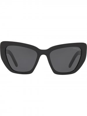 Солнцезащитные очки Postcard Prada Eyewear. Цвет: черный