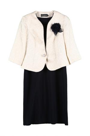 Комплект: жакет, платье Classic Fashion. Цвет: синий