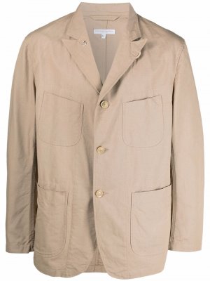 Однобортный пиджак Bedford Engineered Garments. Цвет: нейтральные цвета