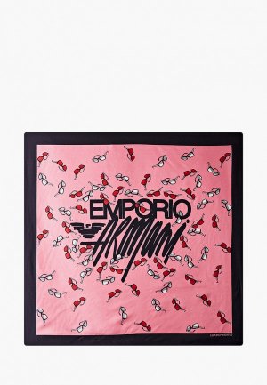 Платок Emporio Armani. Цвет: розовый