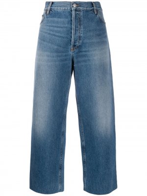Укороченные джинсы Balenciaga. Цвет: синий