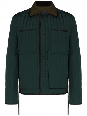 Стеганая куртка со вставками Craig Green. Цвет: зеленый