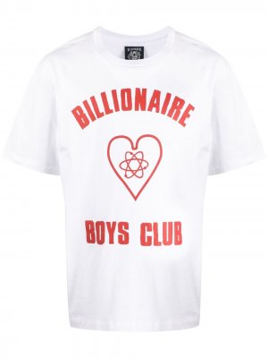 Футболка с логотипом Billionaire Boys Club. Цвет: белый