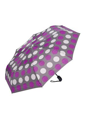 Зонт складной NUAGES. Цвет: серый