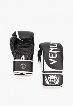 Перчатки боксерские Venum. Цвет: черный