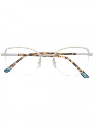Солнцезащитные очки черепаховой расцветки Etnia Barcelona. Цвет: белый