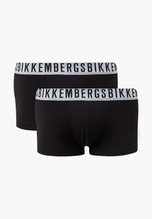 Трусы 2 шт. Bikkembergs. Цвет: черный