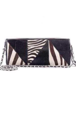 Clutch Arcadia. Цвет: black, white and brown