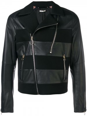 Байкерская куртка с панельным дизайном PAUL SMITH. Цвет: черный