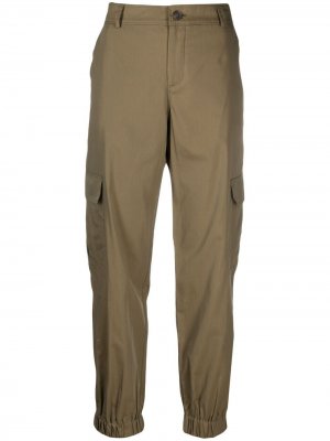 Прямые брюки с завышенной талией Lamberto Losani. Цвет: зеленый